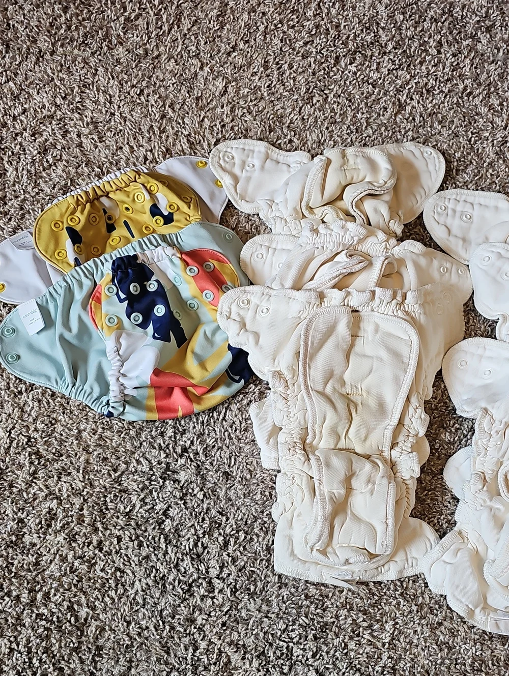 Esembly Cloth Diapers Size 1 9 Inners 2 Outers
